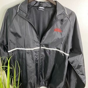 Sports Illustrated Black Windbreaker size XL